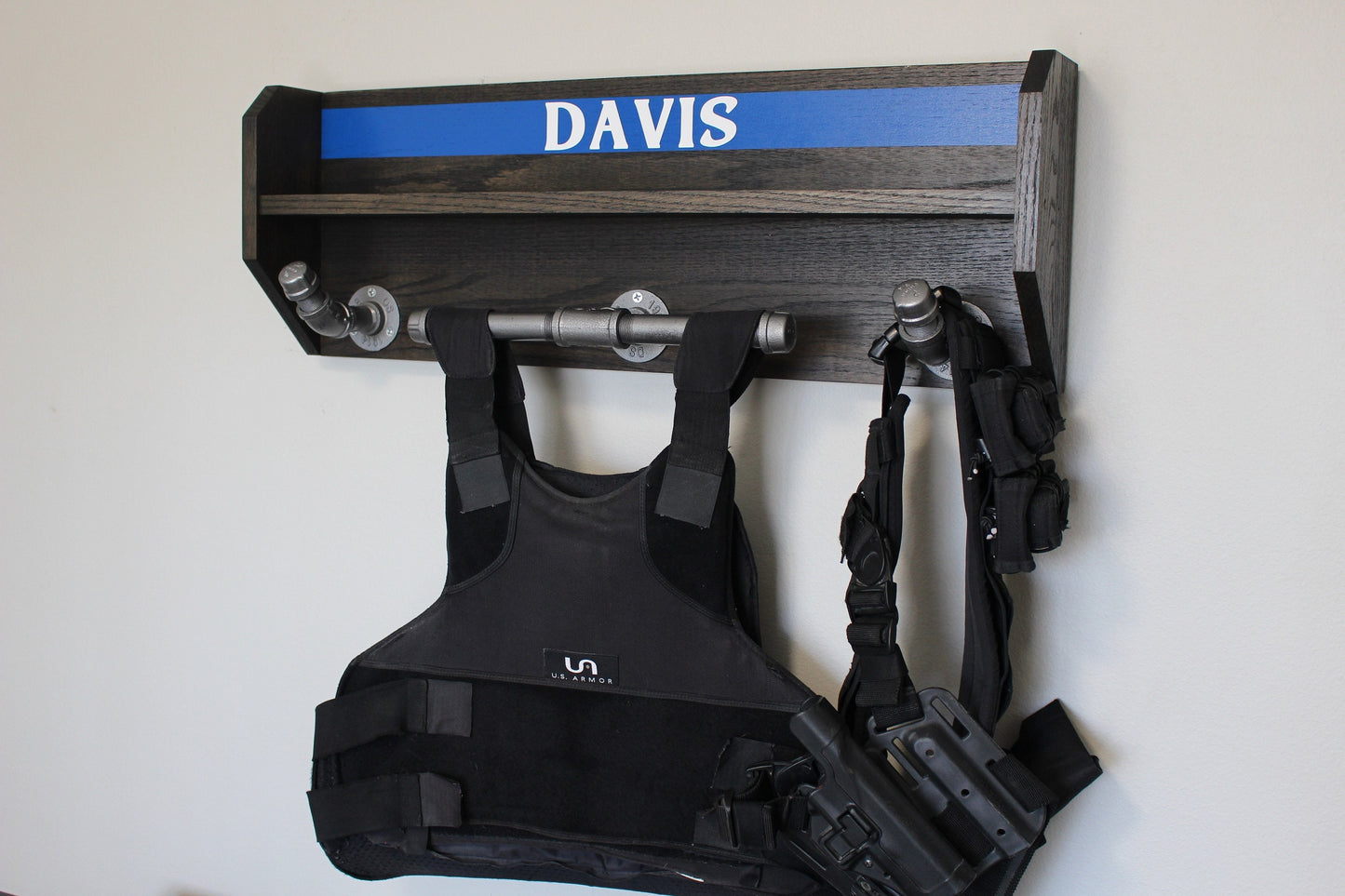 Thin Blue Line Police Gear Rack
