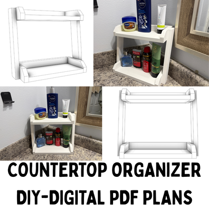 Countertop Organizer Digital DIY Build Plans