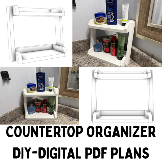 Countertop Organizer Digital DIY Build Plans