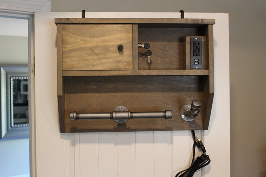 Door Mounted Police Gear Rack